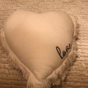 Heart shape pillow